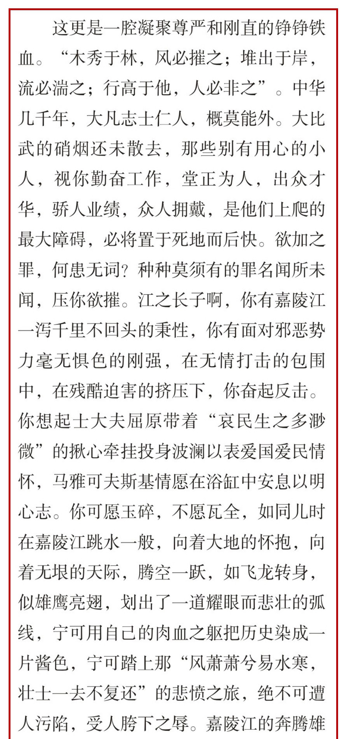 大江之子 铁血壮士